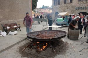 Chestnut festival in Monticello Amiata